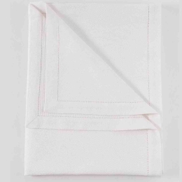 Rovenza τραπεζομάντηλο με αζούρ off white 140x180 εκ