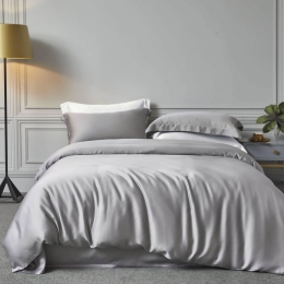 Bamboo γκρι σετ σεντόνια τεσσάρων τεμαχίων 275x290 εκ