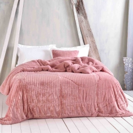 Shabby ροζ μαξιλαροθήκη 50x50 εκ