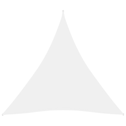 Πανί Σκίασης Τρίγωνο Λευκό 3,6 x 3,6 x 3,6 μ. Ύφασμα Oxford