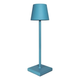 Πορτατίφ αφής επαναφορτιζόμενο led dimmable μπλε αλουμινίου 10x38 εκ