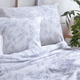 Lucette Nova μπλε σετ σεντόνια 160x260 εκ