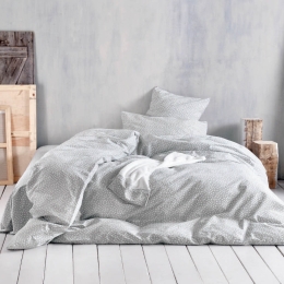 Cute γκρι σετ σεντόνια υπέρδιπλα symbol με λάστιχο 165x205 συν 29 εκ