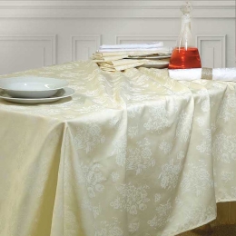 Jasmine τραπεζομάντηλο σατέν ζακάρ εκρού 140x220 εκ