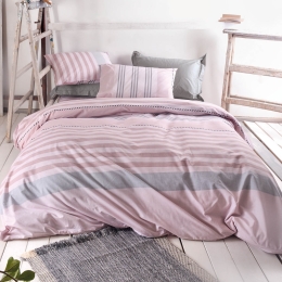 Lucas Diva ροζ σετ κουβερλί 220x240 εκ