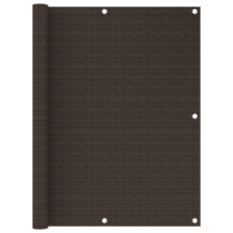 Διαχωριστικό Βεράντας Καφέ 120 x 500 εκ. από HDPE