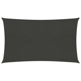 Πανί Σκίασης Ανθρακί 2,5 x 5 μ. από HDPE 160 γρ./μ²
