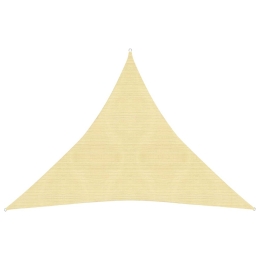 Πανί Σκίασης Μπεζ 4,5 x 4,5 x 4,5 μ. από HDPE 160 γρ./μ²