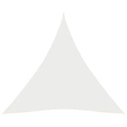  Πανί Σκίασης Λευκό 5 x 7 x 7 μ. από HDPE 160 γρ./μ²