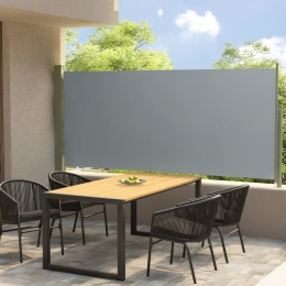 Σκίαστρο Πλαϊνό Συρόμενο Βεράντας Γκρι 140 x 300 εκ