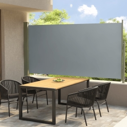 Σκίαστρο Πλαϊνό Συρόμενο Βεράντας Γκρι 160 x 300 εκ.