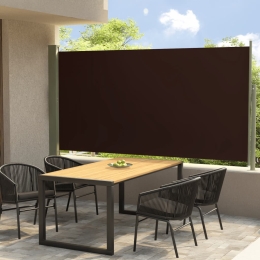 Σκίαστρο Πλαϊνό Συρόμενο Βεράντας Καφέ 160 x 300 εκ.