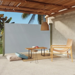 Σκίαστρο Πλαϊνό Συρόμενο Βεράντας Γκρι 180 x 300 εκ.