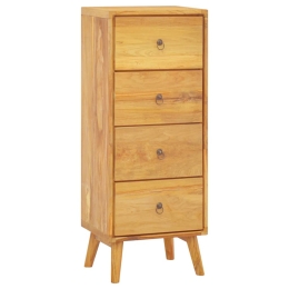 Συρταριέρα από μασίφ ξύλο teak 40x30x100 εκ