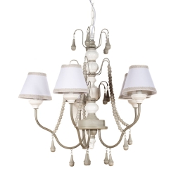 Plafond φωτιστικό οροφής πολύφωτο λευκό με γκρι 65x65x56 εκ