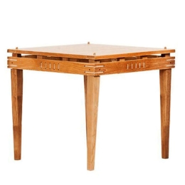 Τραπέζι φαγητού τετράγωνο teak 80x80x75 εκ