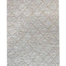 Χαλί Bargo από δέρμα σε χρώμα natural ivory 120x180 εκ