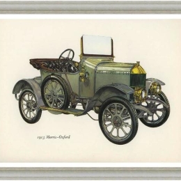 Χειροποίητος πίνακας Morris Oxford 1913