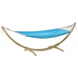Αιώρα με ξύλινη βάση Miami Set aqua 358x113x105 εκ