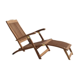 Ξαπλώστρα teak με ανακλινόμενα μπράτσα 180x57 εκ