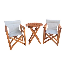 Coffee set τριών τεμαχίων από ξύλο οξυάς