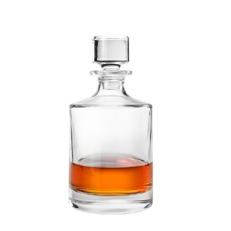 Γυάλινη διαφανή μποτίλια με πώμα 11x25 εκ 900ml