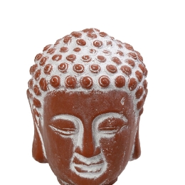 Βούδας κεραμικός terracotta σετ τέσσερα τεμάχια 14.5x14.5x18.5 εκ