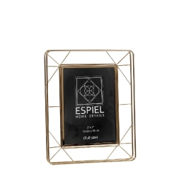 Classic μεταλλική κορνίζα 18x23 εκ σε χρυσή απόχρωση για φωτογραφία 10x15 εκ
