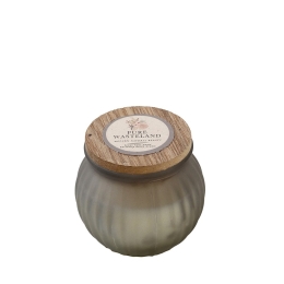 Vanilla &amp; Cookie κεραμικό αρωματικό κερί σε γκρι χρώμα με 9 ώρες καύσης σετ δώδεκα τεμαχίων 6x5.5 εκ