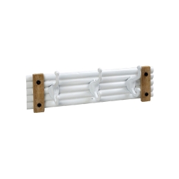 Κρεμάστρα μεταλλική λευκή 40x8.3x12.5 εκ