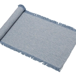 Runner διακοσμητικό σε μπλε απόχρωση 40x180 εκ