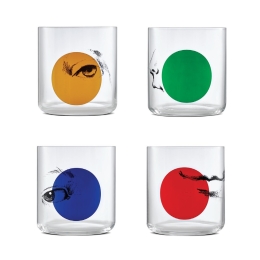 Ποτήρια νερού Artist collect σετ των τεσσάρων τεμαχίων 8x9 εκ