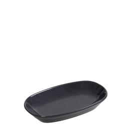 Anthracite Essentials πιατάκι ορθογώνιο σετ των δώδεκα 12x7x2 εκ