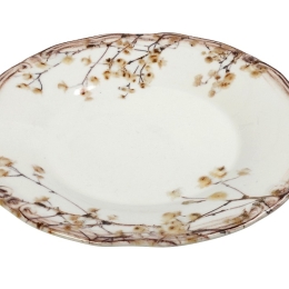 Almond πιατέλα στρογγυλή σετ των δύο τεμαχίων 33 εκ