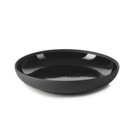 Solid Gourmet πιάτο σετ τεσσάρων τεμαχίων μαύρο πορσελάνινο 23.5 εκ