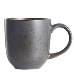 Day Reactive Glaze κεραμική κούπα σε γκρι απόχρωση σετ δώδεκα τεμαχίων 13x9x10 εκ