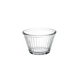 Pudding γυάλινο μπωλ για γλυκό σετ των εικοσιτεσσάρων τεμαχίων 9x6 εκ