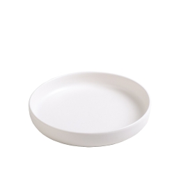Terra Matt Cream πιάτο βαθύ λευκό ματ σετ έξι τεμάχια 24x4.5 εκ
