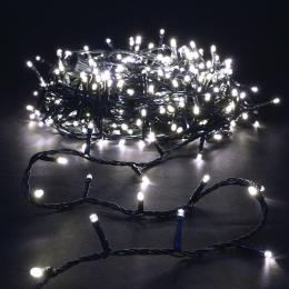 400 Led λαμπάκια με 8 προγράμματα πράσινο καλώδιο και soft white φως 20μ