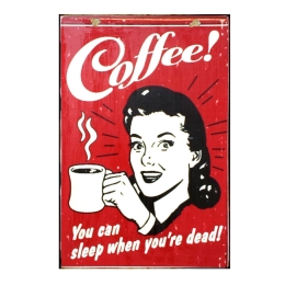 Πίνακας χειροποίητος you can sleep 21x30 εκ