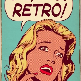 Πίνακας χειροποίητος OMG I am so retro