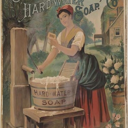 Ρετρό πίνακας χειροποίητος hard water soap