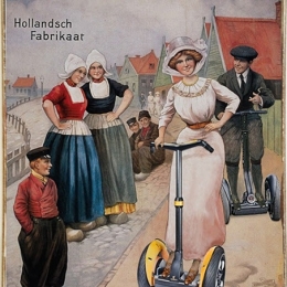 Ρετρό πίνακας χειροποίητος segway