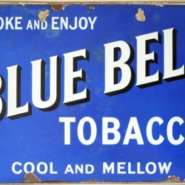 Ρετρό πίνακας χειροποίητος Blue Bell
