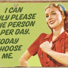 Ρετρό πίνακας χειροποίητος I choose me