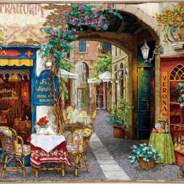 Trattoria Italiana ξύλινος πίνακας χειροποίητος