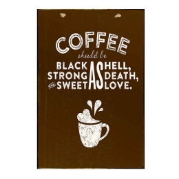 Coffee vintage ξύλινο πινακάκι 20x30 εκ