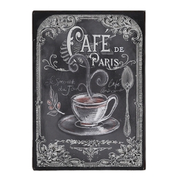 Café De Paris ξύλινος χειροποίητος πίνακας