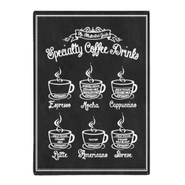 Specialty coffee drinks ξύλινος χειροποίητος πίνακας