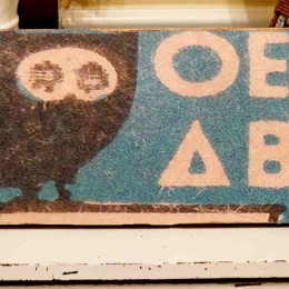 OEΔΒ vintage ξύλινος πίνακας